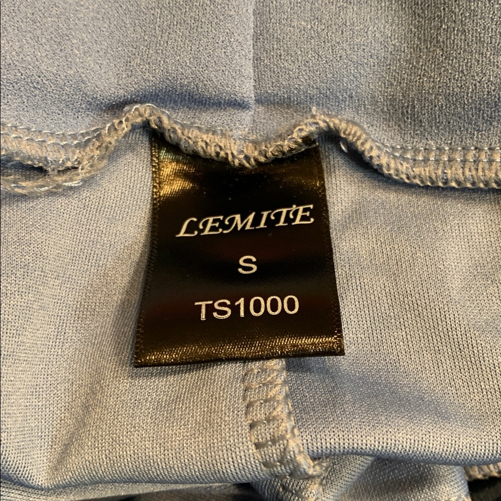 š¹LEMITE Blue Women's Wide-Leg Pants Set ⢠NWT - Picture 10 of 10